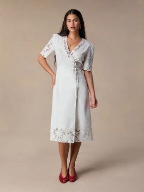 Rouje PARIS INES DRESS size34 花柄ロングワンピース Floral Midi Ines dress